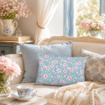 Delicate watercolor flowers 