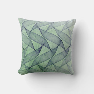 Delicate Wave Fractal Pillow