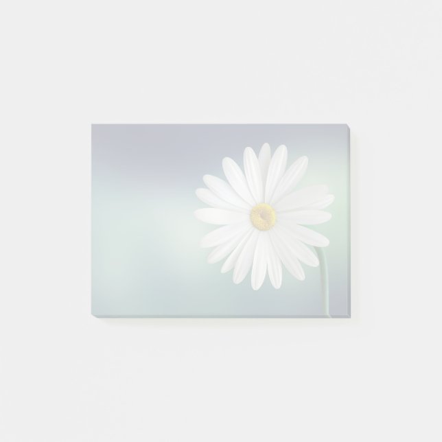 Delicate White Daisy Post-it Notes (Front)
