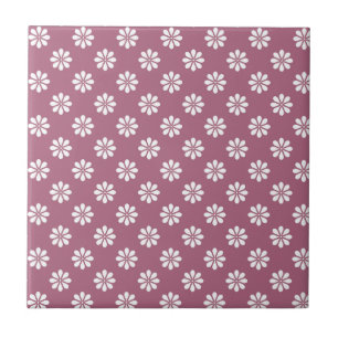 Delicate White Flowers Elegant Home Decor Design Tile