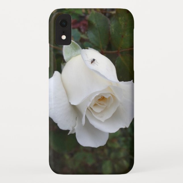 Delicate White Rose Nature Case-Mate iPhone Case (Back)
