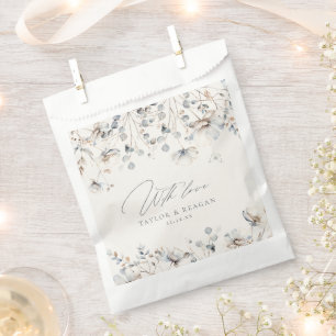 Delicate Wildflower Watercolor With Love ID1102 Favour Bag