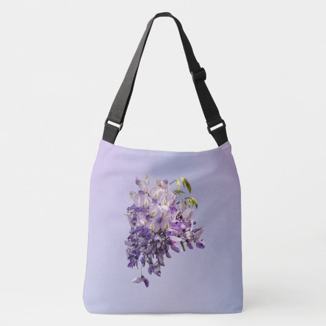 Delicate Wisteria Crossbody Bag (Front)