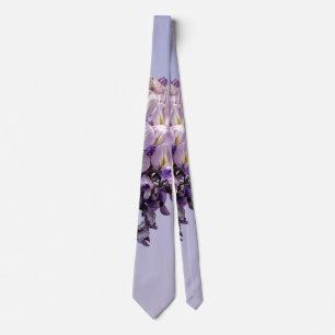 Delicate Wisteria Tie