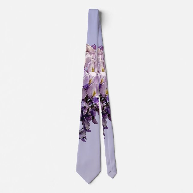 Delicate Wisteria Tie (Front)