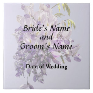 Delicate Wisteria Wedding Products Tile