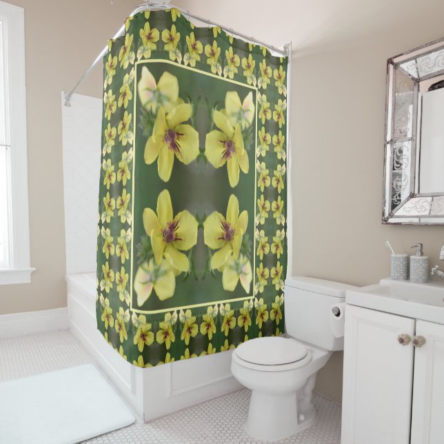 Delicate Yellow Wildflower Abstract Art (In Situ)
