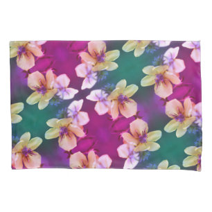 Delicate Yellow Wildflower Abstract Art Pattern Pillowcase