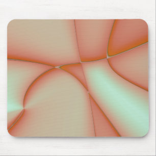 Delicately convex grey piece cutouts mouse pad