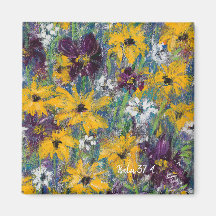 Délice dans le Seigneur - Magnet floral