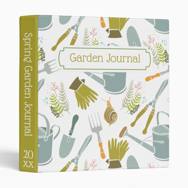 Délicieux Classeur de jardin de printemps (Devant/Côté)