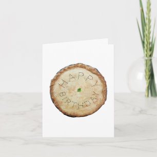 Délicieux gâteau drôle carte d'anniversaire