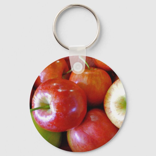 Delicious Apples Keychain (Front)