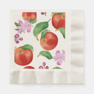 Delicious apples napkins