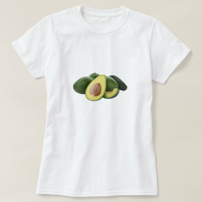 Delicious avocado is here T-Shirt (Design Front)