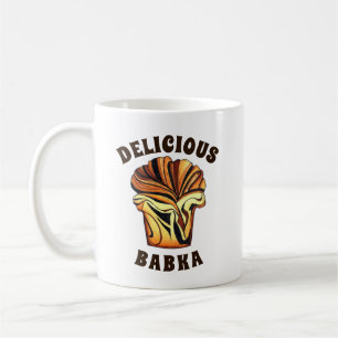 Delicious Babka Chocolate Bread Loaf Jewish Bakery Coffee Mug
