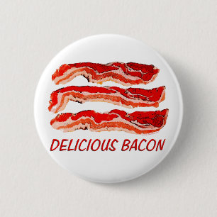 Delicious Bacon 2 Inch Round Button