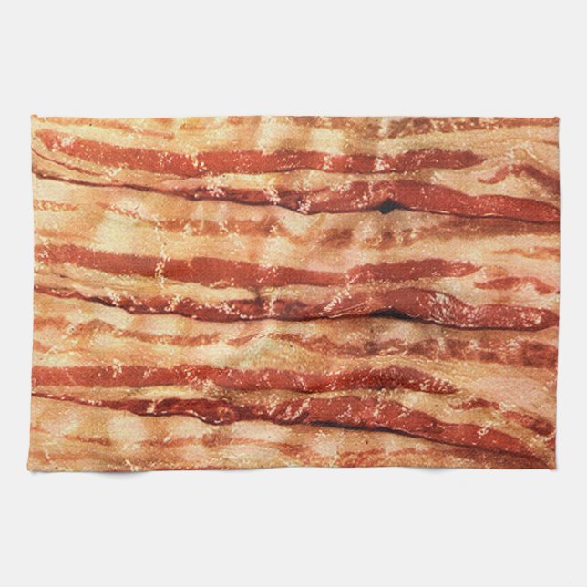 Delicious BACON kitchen towel (Horizontal)