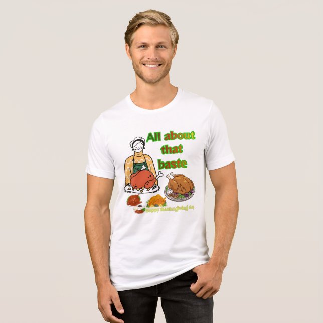 Delicious Baste Tri-Blend Shirt (Front Full)