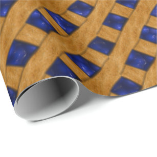 Delicious Blueberry Pie Wrapping Paper