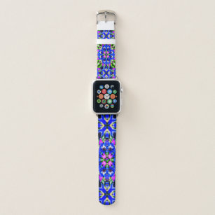 Delicious borage vegetable pattern. apple watch band