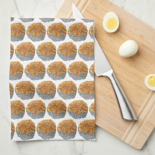 Delicious Chicken Korma Indian Food Cuisine Kitchen Towel