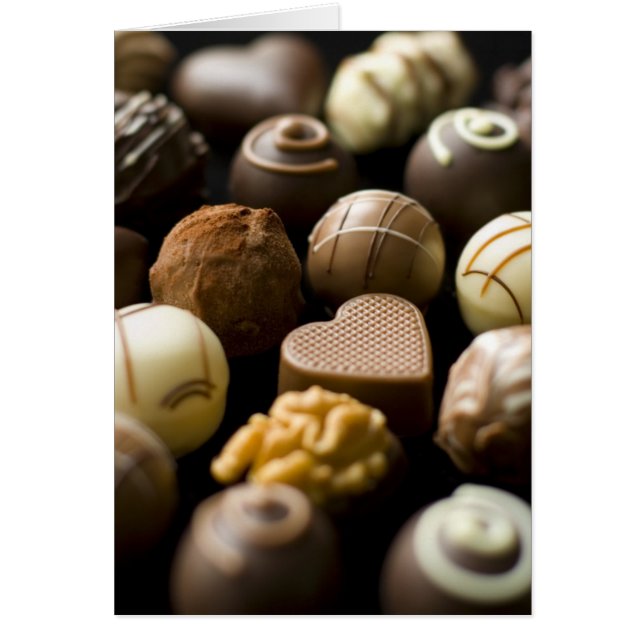 Delicious chocolate pralines (Front)