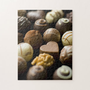Delicious chocolate pralines jigsaw puzzle