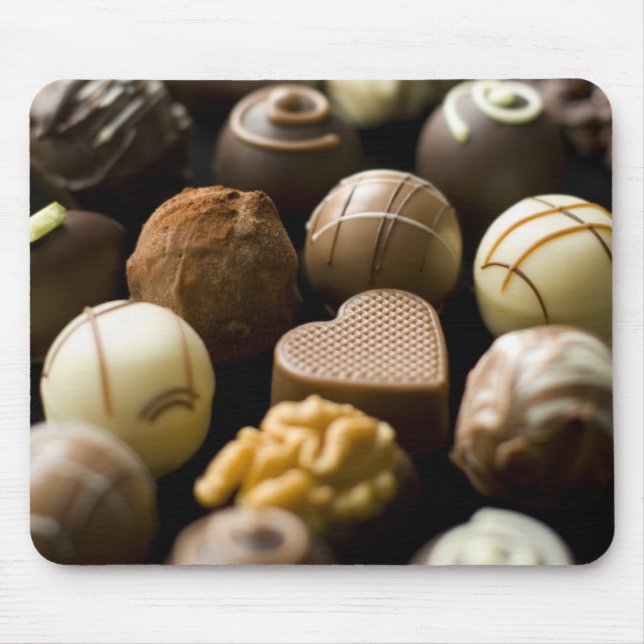Delicious chocolate pralines mouse pad (Front)
