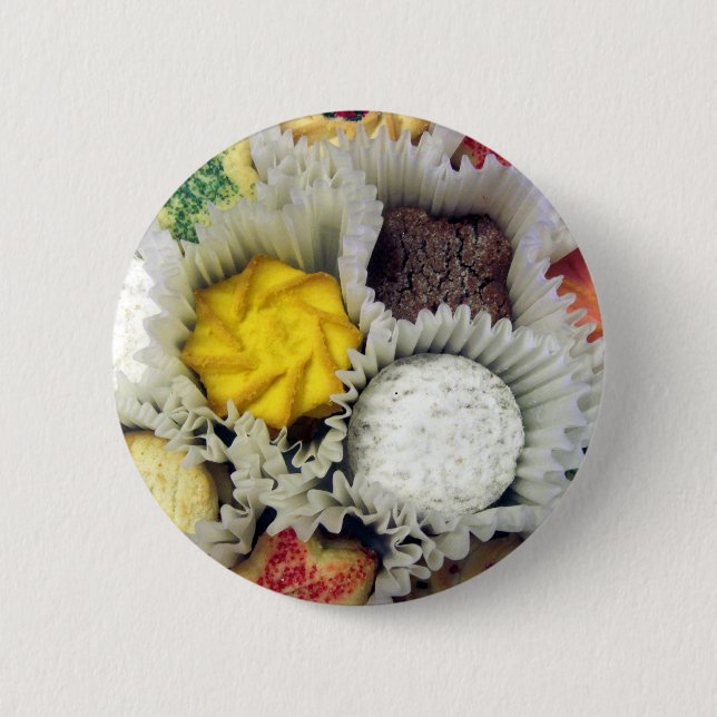 Delicious Cookies 2 Inch Round Button (Front)