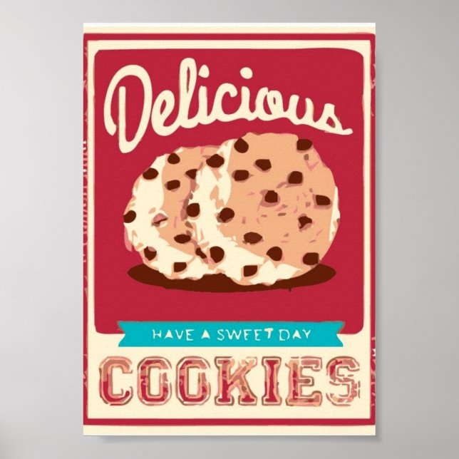 Delicious Cookies Poster (Front)