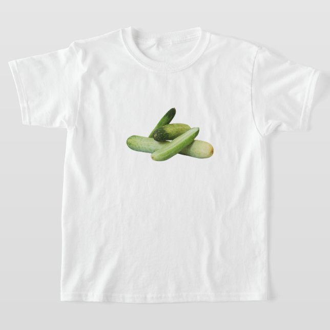 Delicious cucumbers are here T-Shirt (Laydown)