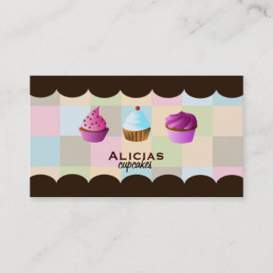 delicious cupcake Business Cards