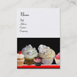 DELICIOUS CUPCAKES DESERT SHOP BUSINESS CARD