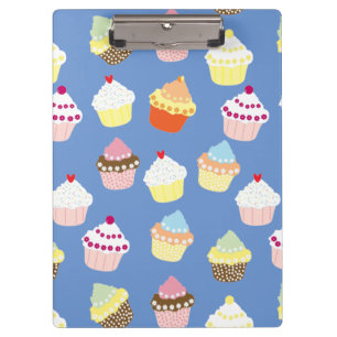 Delicious Decorated Birthday Cupcakes Clipboard