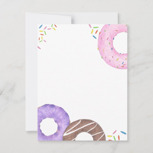 Delicious Donuts Note Card (Front)