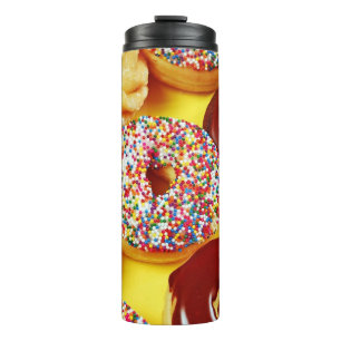 Delicious donuts thermal tumbler