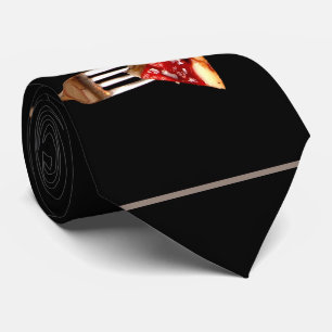 Delicious Food on Forks Black Tie