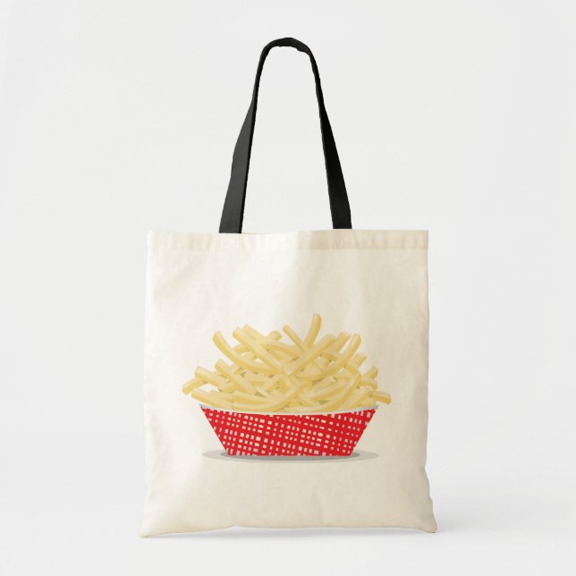 Delicious French Fries Retro Fast Food  Tote Bag (Front)
