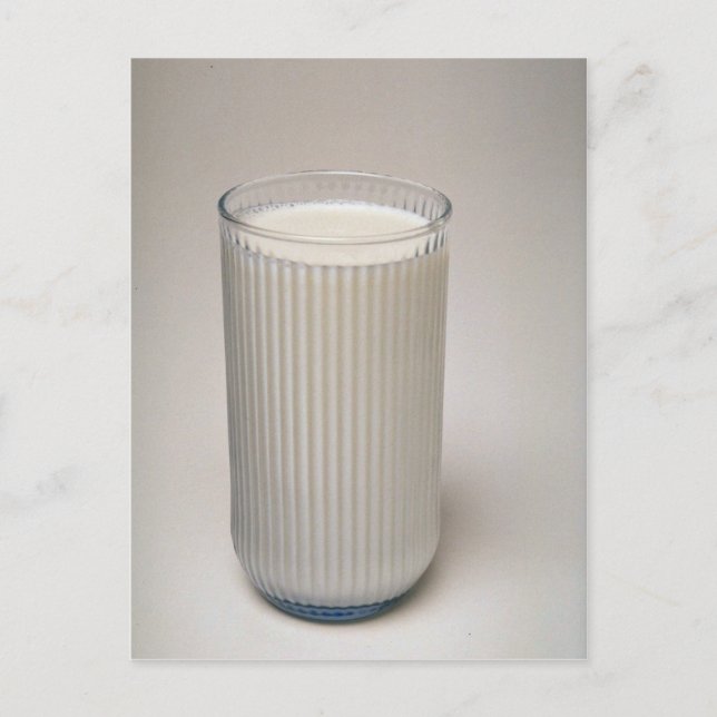 Delicious Glass of milk Postcard (Front)