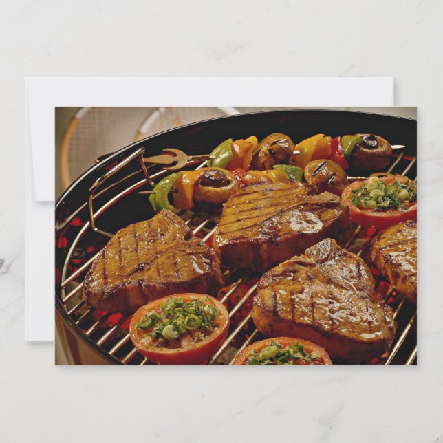 Delicious Grilled T-bone steaks (Front)