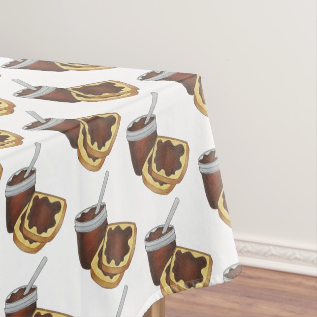 Delicious Homemade Apple Butter Pennsylvania Dutch Tablecloth (In Situ)