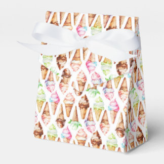 Delicious Ice Cream Cones Favor Box