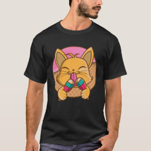 Delicious Ice Cream I Ice Cream I Kitten I Sweet C T-Shirt