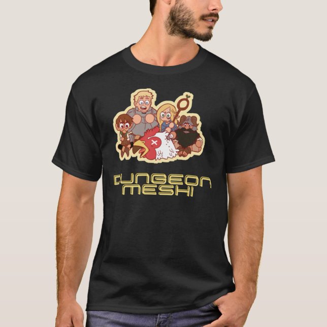 Delicious in Dungeon  Dungeon Meshi the gang Class T-Shirt (Front)