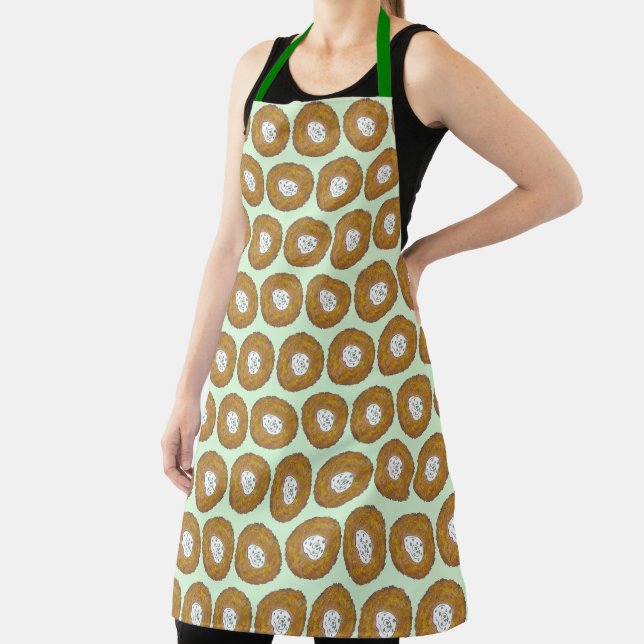 Delicious Latkes Potato Pancakes Hanukkah Cuisine Apron (Insitu)