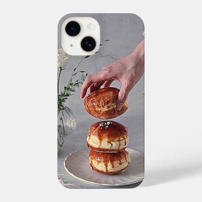 Delicious looking doughnut design iPhone case (Back)