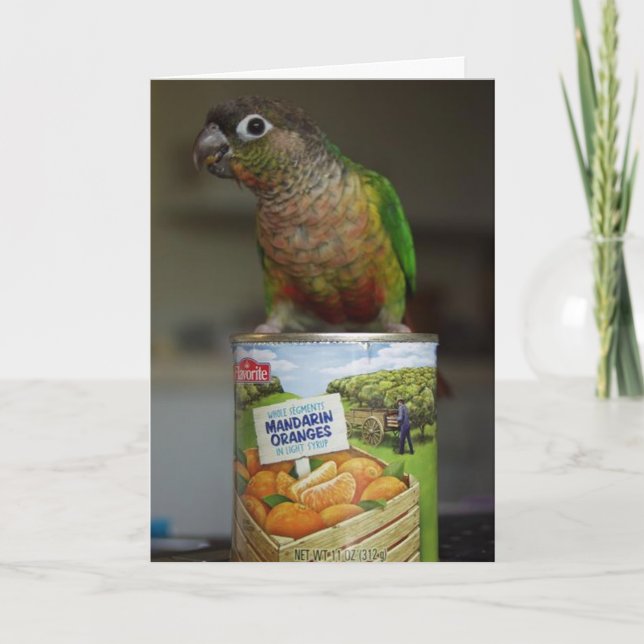 delicious mandarin card (Front)