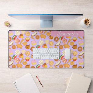 Delicious Mexican Pan Dulce Sweet Bread Desk Mat