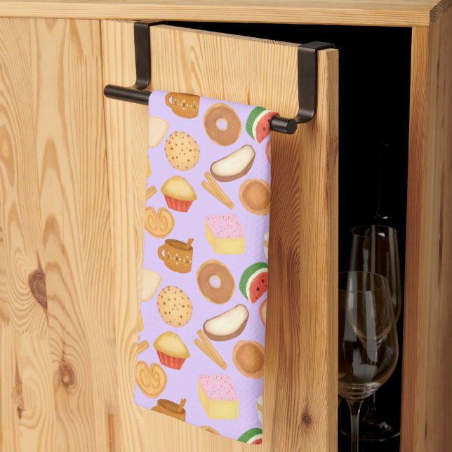 Delicious Mexican Pan Dulce Sweet Bread Kitchen Towel (Thirds Fold)